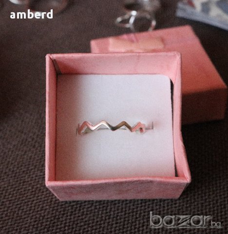 Сребърен пръстен - модел R053, снимка 2 - Пръстени - 17548481