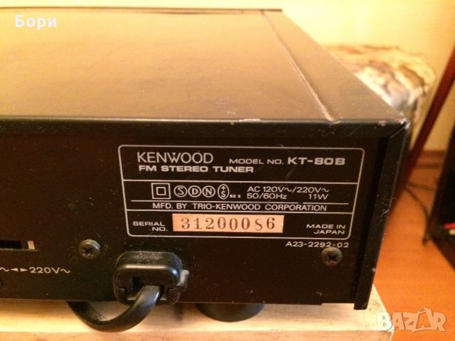 Тунер KENWOOD KT-80B., снимка 8 - Аудиосистеми - 21783673