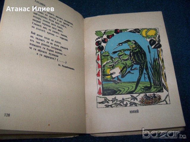 "Златни дни - сборник стихотворения за деца" 1933г., снимка 7 - Детски книжки - 18696096