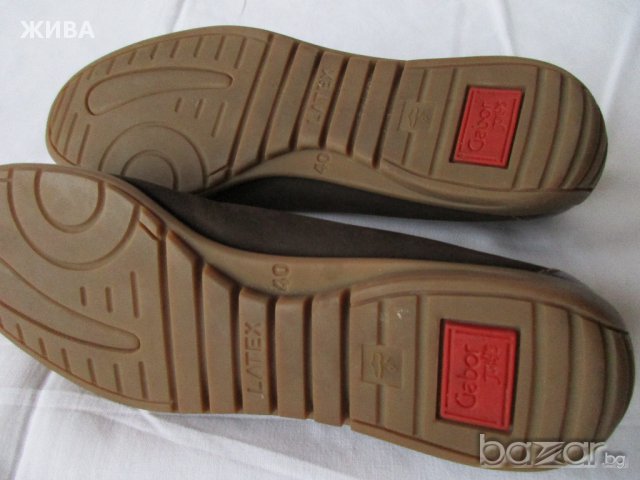 ЕСТЕСТВЕНА КОЖА на GABOR - дамски кожени мокасини, снимка 3 - Дамски ежедневни обувки - 17073501