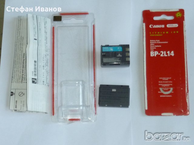 Батерия за видеокамера Canon BP-2L14 7,4v 1450mAh, снимка 1 - Батерии, зарядни - 19350242