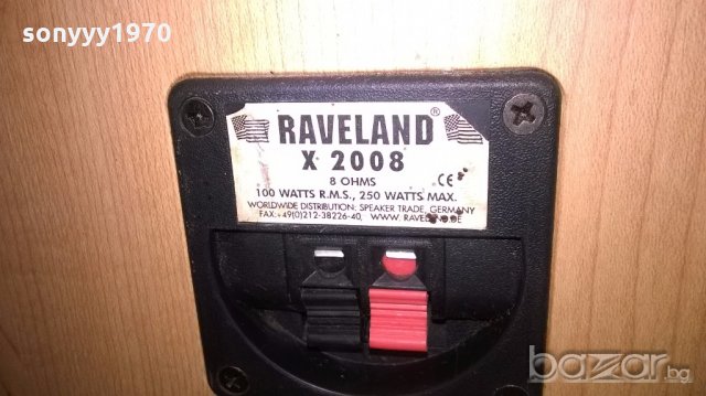 raveland x2008-germany-тонколони 2 бр-внос швеицария, снимка 15 - Тонколони - 19613657