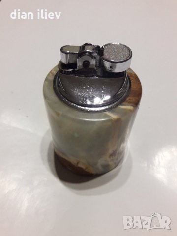 Стара настолна газова запалка, снимка 6 - Антикварни и старинни предмети - 24843199