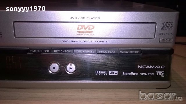 Panasonic nv-vp30ec-s hifi video+dvd+optical out-внос швеицария, снимка 12 - Ресийвъри, усилватели, смесителни пултове - 15154654