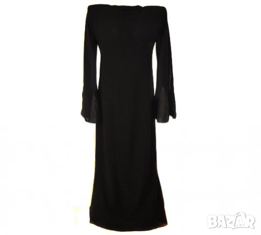 Sheyaka черна дълга рокля, снимка 2 - Рокли - 23492546