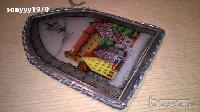 Nurnberg-germany-27х20см-витраж-ретро колекция-внос швеицария, снимка 17 - Антикварни и старинни предмети - 17306077