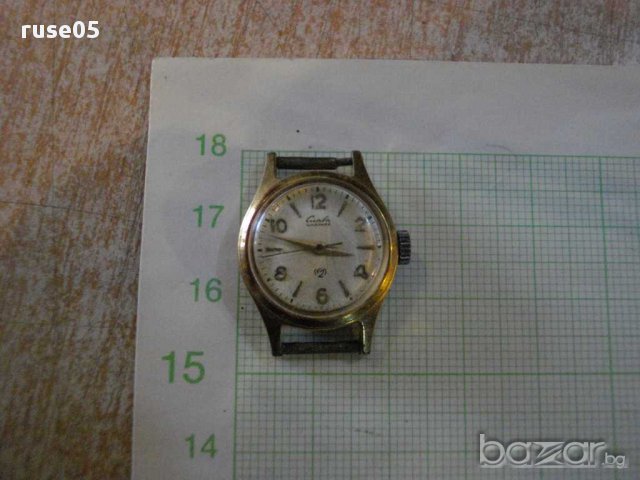 Часовник "Слава" дамски съветски ръчен позлатен работещ, снимка 1 - Дамски - 9236213