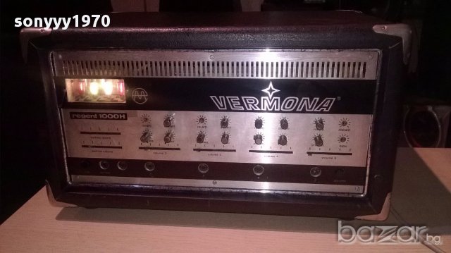 Vermona regent 1000h-made in ddr-внос швеицария, снимка 3 - Ресийвъри, усилватели, смесителни пултове - 13104287