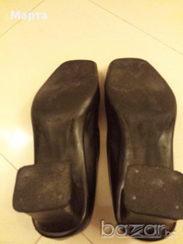 Дамски черни обувки естествена кожа, снимка 3 - Дамски ежедневни обувки - 11649989