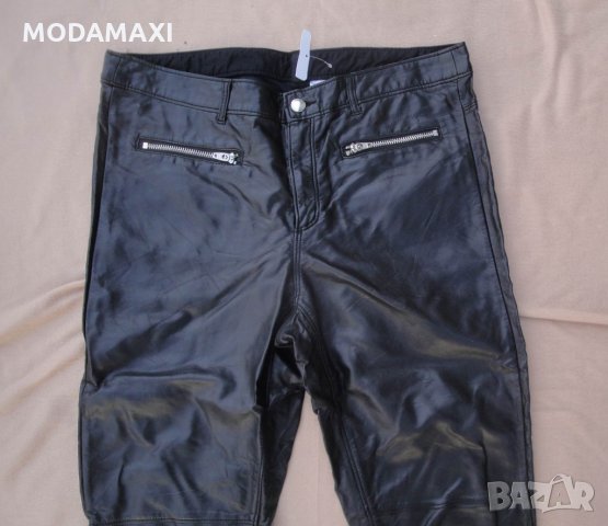 2XL Нов кожен панталон  H&M Divided   , снимка 2 - Панталони - 24616501
