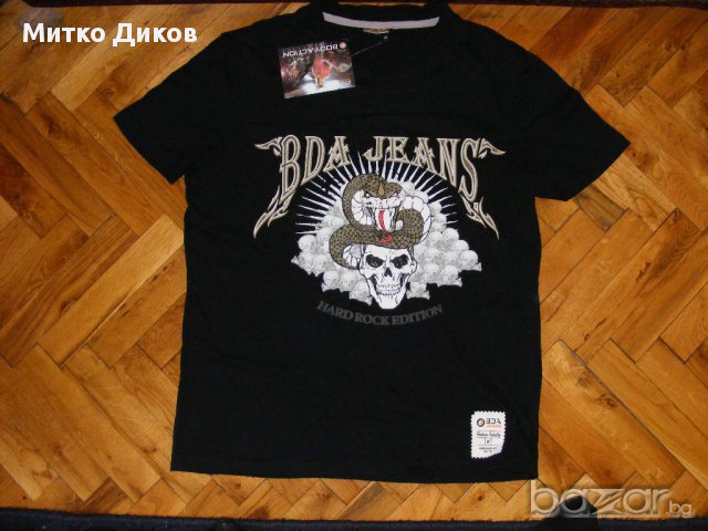 Фланелка с щампа на БДА Боди Акшън Джинс