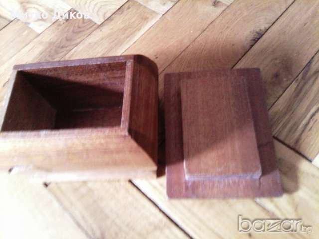 дървена кутия за бижута ръчна изработка, снимка 3 - Декорация за дома - 18477471