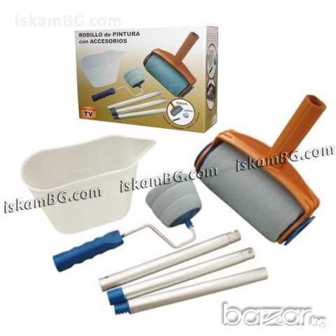 Голям + малъм валяк за боядисване с резервоар - код 0840, снимка 2 - Други спортове - 13720722