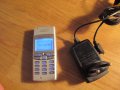 Телефон с копчета  SONY ERICSSON T105, сони ериксон Т105 модел 2003 г.син дисплей- работещ., снимка 1