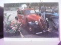 Стара снимка на ретро автомобил 4, снимка 1 - Антикварни и старинни предмети - 19978818