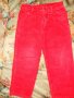 червени детски джинси, снимка 1 - Панталони и долнища за бебе - 22220151