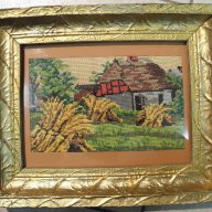 гоблен Пейзаж с ферма,картина,пано, снимка 1 - Гоблени - 17080878
