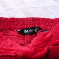 Червен плюшен панталон 5/6г, снимка 4 - Детски панталони и дънки - 22563801