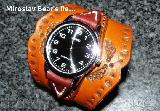 Оригинален Часовник Casio Vintage Гривна ест. Кожа, снимка 1