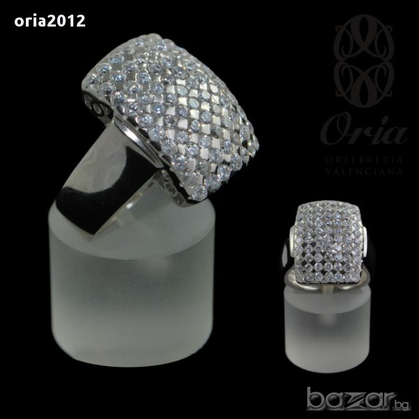 сребърен пръстен к-1, снимка 1