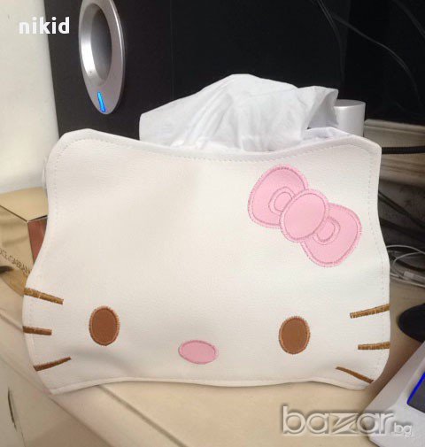 Hello KITTY  Коте Кити калъфка плик за пакет салфетки и мокри кърпички, снимка 1