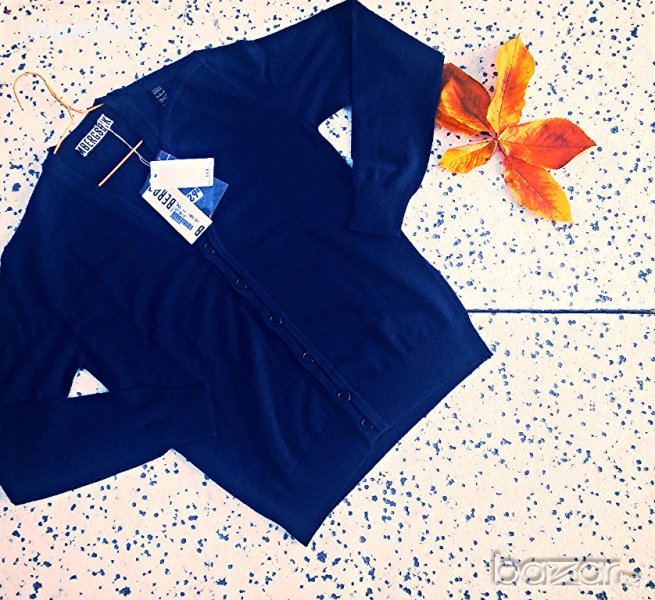 Мъжка жилетка от естествена вълна"Bikkembergs", снимка 1