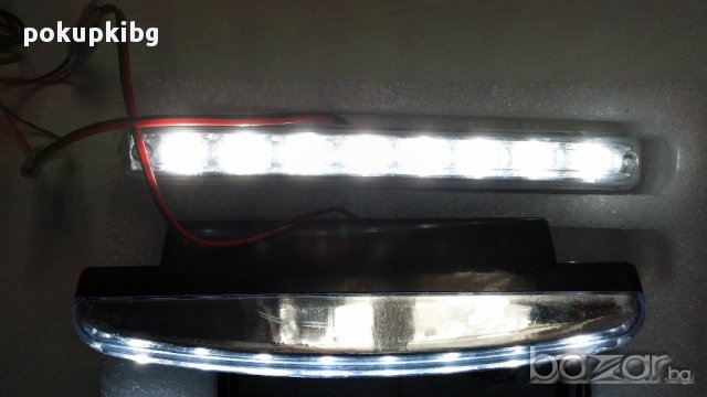 E4 Сертификат 2 x 8 Led лед Drl Дневни Светлини, Размери: 16см x 2см/led Drl Daytime, снимка 17 - Аксесоари и консумативи - 8699729