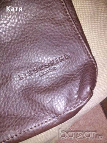 Нова кафява чанта, Liebeskind, естествена кожа, снимка 6 - Чанти - 12455456