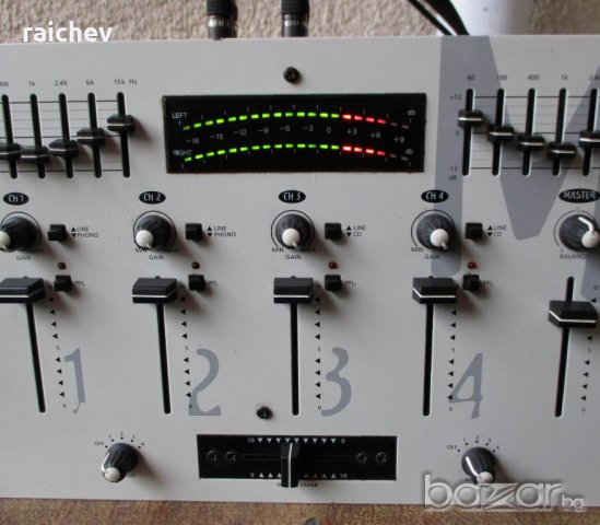 ★ █▬█ █ ▀█▀ ★ MONACOR/STAGE LINE – MPX-2004 – Качествен 4 + 2 канален миксер., снимка 4 - Ресийвъри, усилватели, смесителни пултове - 19885987