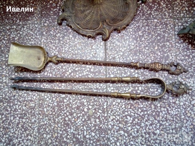 барокови прибори за камина, снимка 5 - Антикварни и старинни предмети - 21698276