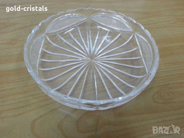 кристална купичка чиния 