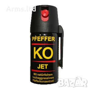 СПРЕЙ PEPPER KO JET 40ML, снимка 1 - Оборудване и аксесоари за оръжия - 22023383