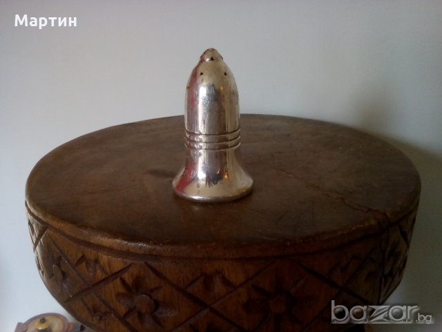 1937г. Посребрена масивна  - Солница - 1 бр. ( 777944) 