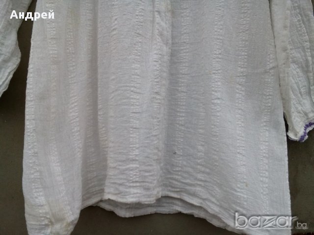 Старинна Мъжка кенарена риза за носия, снимка 6 - Антикварни и старинни предмети - 17549302