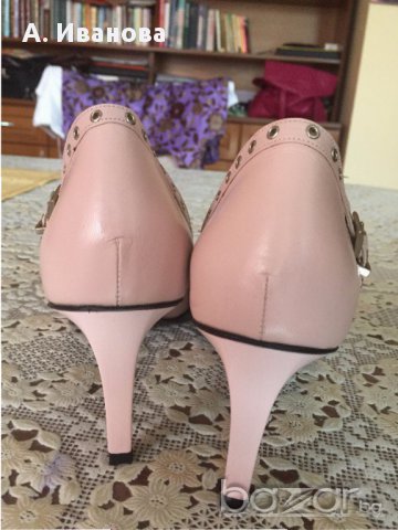 Дамски обувки естествена кожа, снимка 3 - Дамски обувки на ток - 15835672