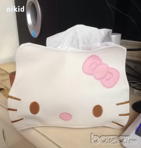 Hello KITTY  Коте Кити калъфка плик за пакет салфетки и мокри кърпички, снимка 1 - Спално бельо - 17132019