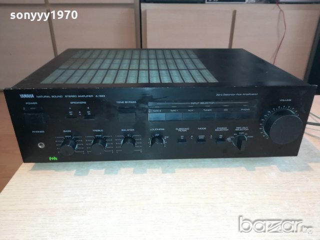 yamaha a-520-stereo amplifier-made in japan-внос швеицария, снимка 4 - Ресийвъри, усилватели, смесителни пултове - 21342635