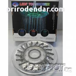  Светеща LED душ пита, снимка 4 - Лед осветление - 13422337