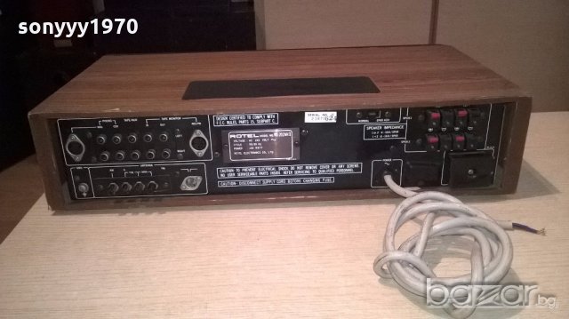 rotel-receiver-ретро красавец-внос англия, снимка 14 - Ресийвъри, усилватели, смесителни пултове - 19121625