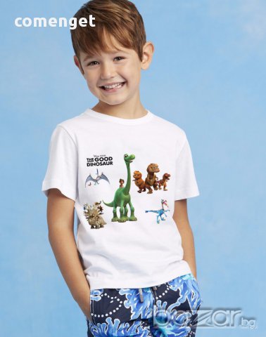NEW DISNEY! Уникални детски тениски THE GOOD DINOSAUR ДИСНИ! Поръчай тениска С Твоя Идея!