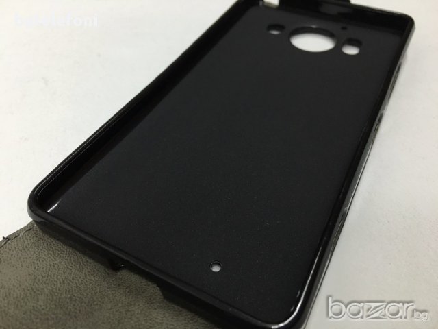 Microsoft Lumia 550,Lumia 950 калъф с капак и силиконово легло, снимка 2 - Калъфи, кейсове - 13231173