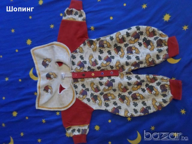 Ватиран ромпър и плътни ританки (н.68), снимка 2 - Бодита за бебе - 19724345