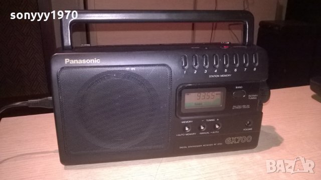 ПОРЪЧАН-panasonic gx700-receiver-28х16х7см-внос швеицария, снимка 7 - Ресийвъри, усилватели, смесителни пултове - 22888092