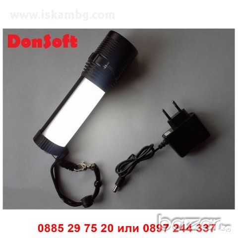 Мощен Q5 LED фенер с аварийни светлини, снимка 14 - Други - 12392058