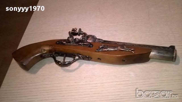 АНТИКА-Пищов-запалка-ретро колекция-40х15см-внос швеицария, снимка 12 - Антикварни и старинни предмети - 18136968