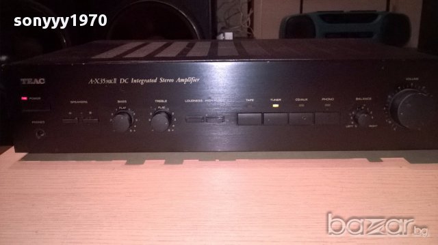 Teac a-x35mkII stereo amplifier-внос швеицария, снимка 2 - Ресийвъри, усилватели, смесителни пултове - 14221847