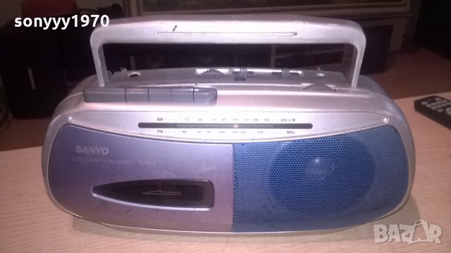sanyo m-1560f japan-радио касета-внос швеция