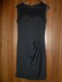 Интересна черна рокля с дантела, снимка 2