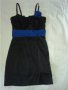 черна къса сатенена рокля, снимка 1 - Рокли - 15664843