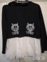 блуза котки, снимка 1 - Блузи с дълъг ръкав и пуловери - 23288201